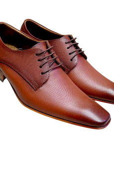 Zapato Derby "Cognac Distinción" Cuero Miel (FRA-413)