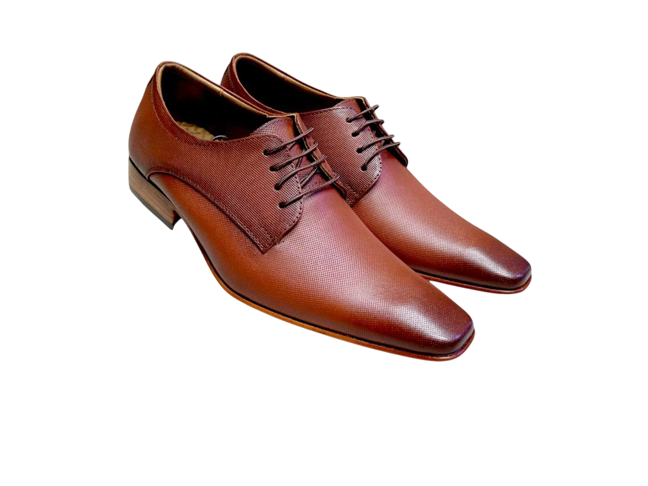 Zapato Derby "Cognac Distinción" Cuero Miel (FRA-413)