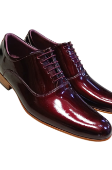 Zapato Oxford "Borgoña D'Gala" en Charol de Colección (FRA-2010)